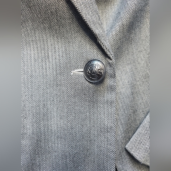 KENNETH COLE Womens Gray Blazer Size M - Picture 6 of 7